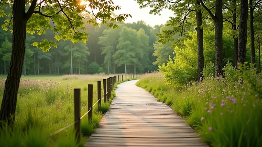 Ķemeri bog boardwalk trail