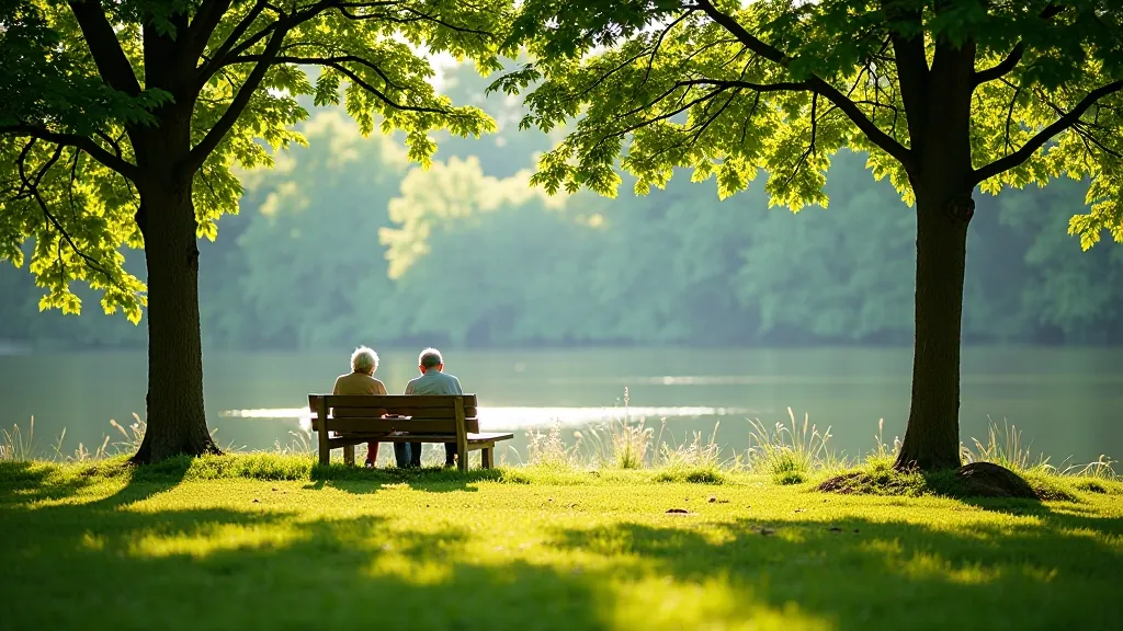 Latgale lakeside picnic spot